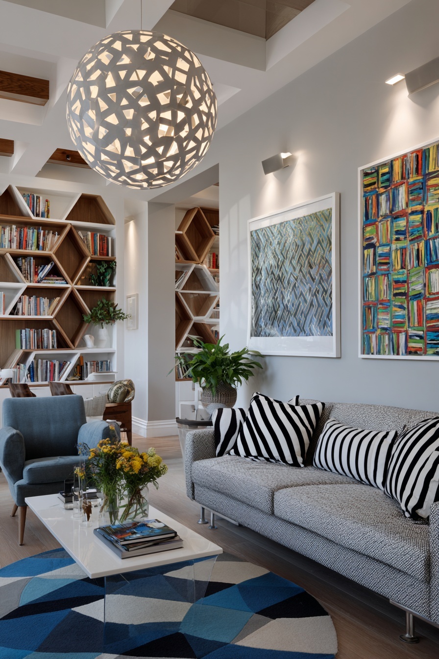 Incorporate Geometric Patterns for Visual Interest