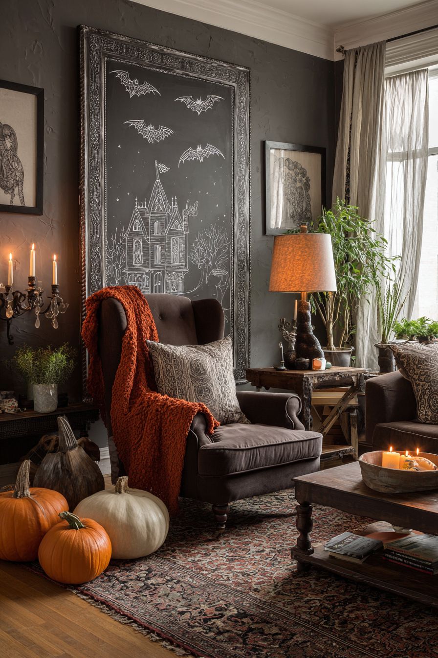 Express Creativity with a Halloween Chalkboard