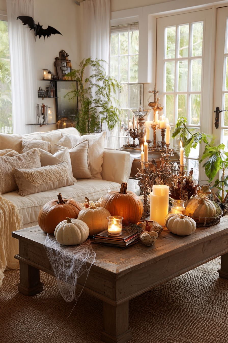 Showcase a Variety of Pumpkins