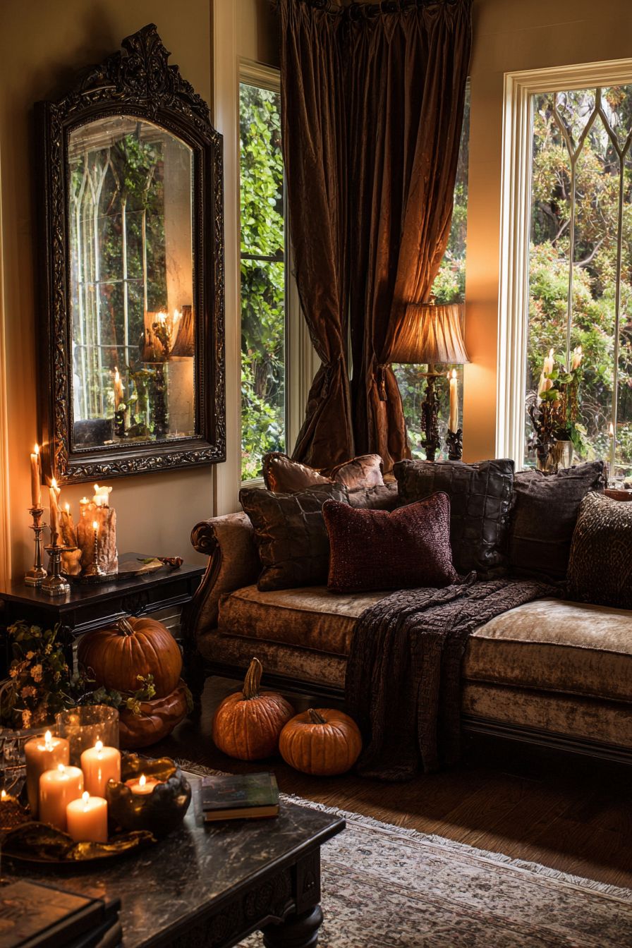 Introduce a Gothic Mirror as a Statement Piece