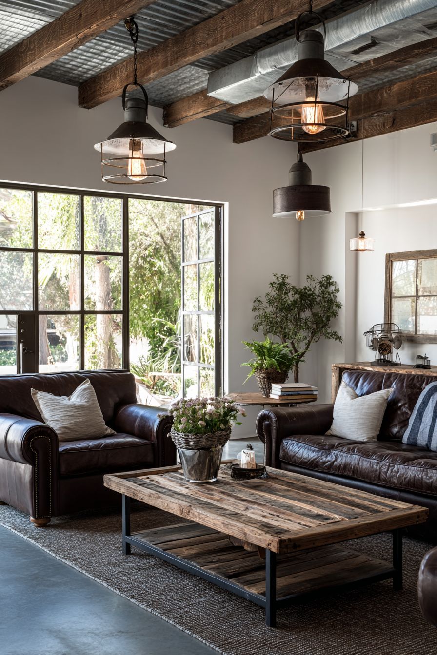 Incorporate Industrial-Style Lighting