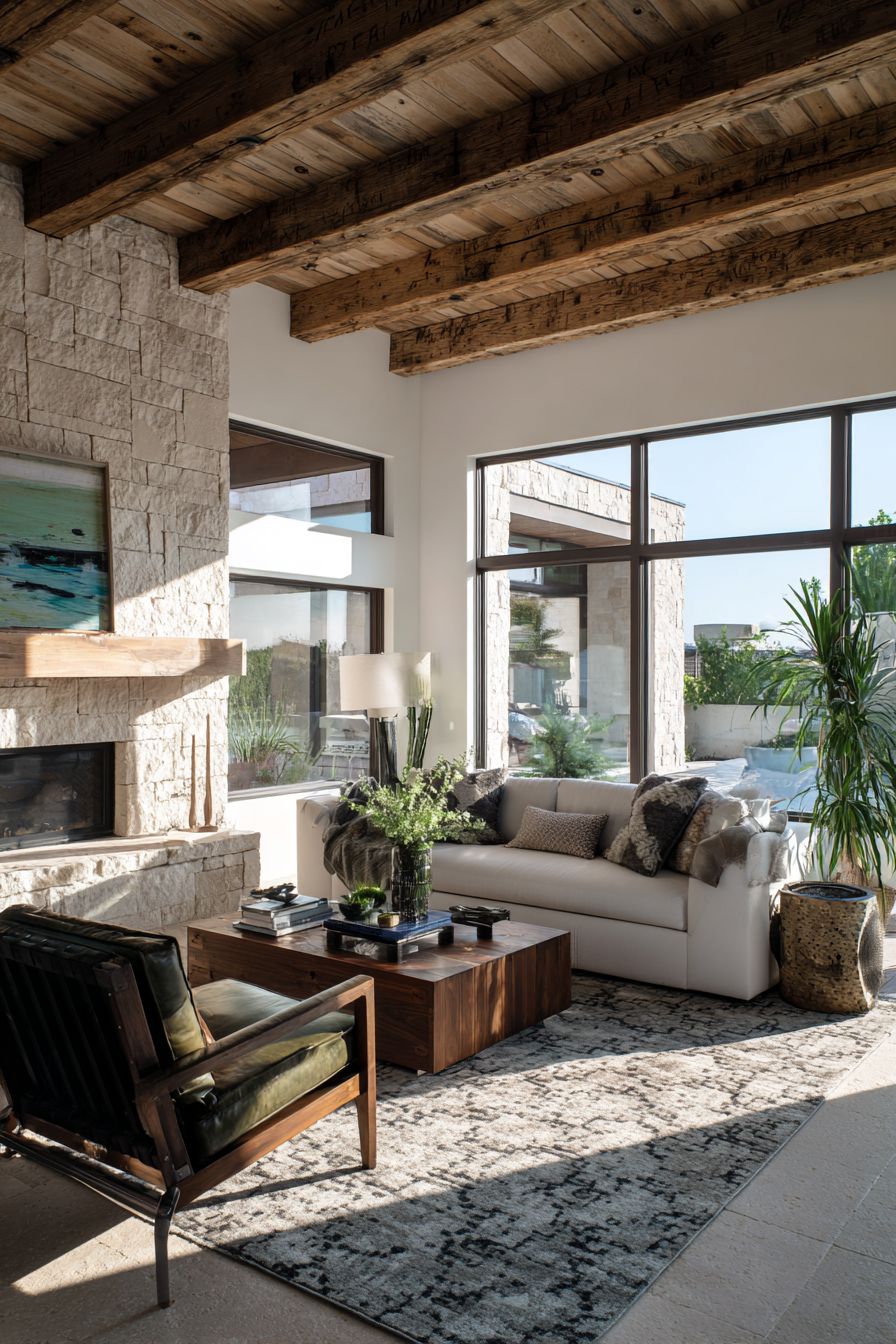 Highlight with a Reclaimed Wood Ceiling