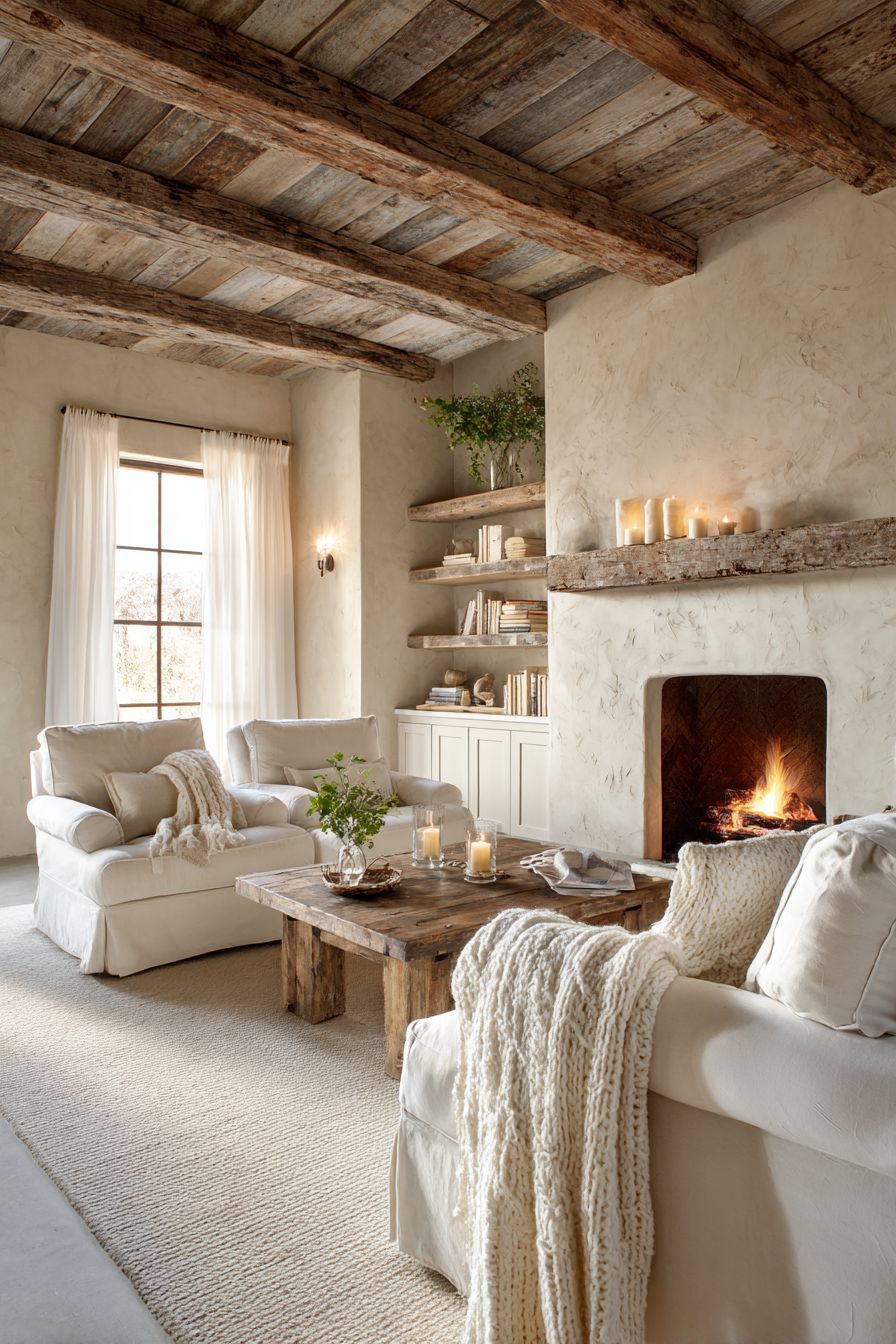 Neutral Wall Colors for Cozy Farmhouse