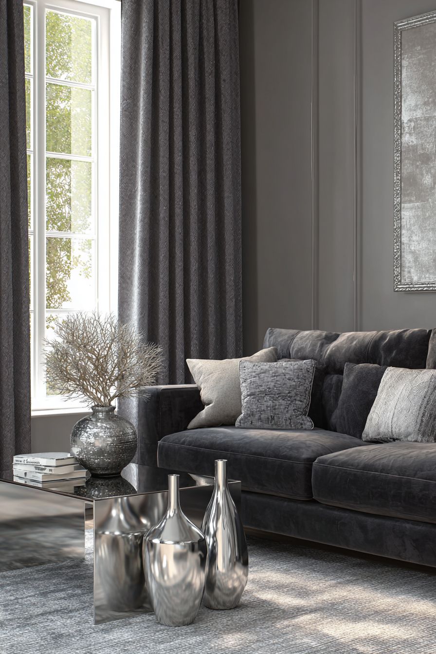 Incorporate Metallic Accents