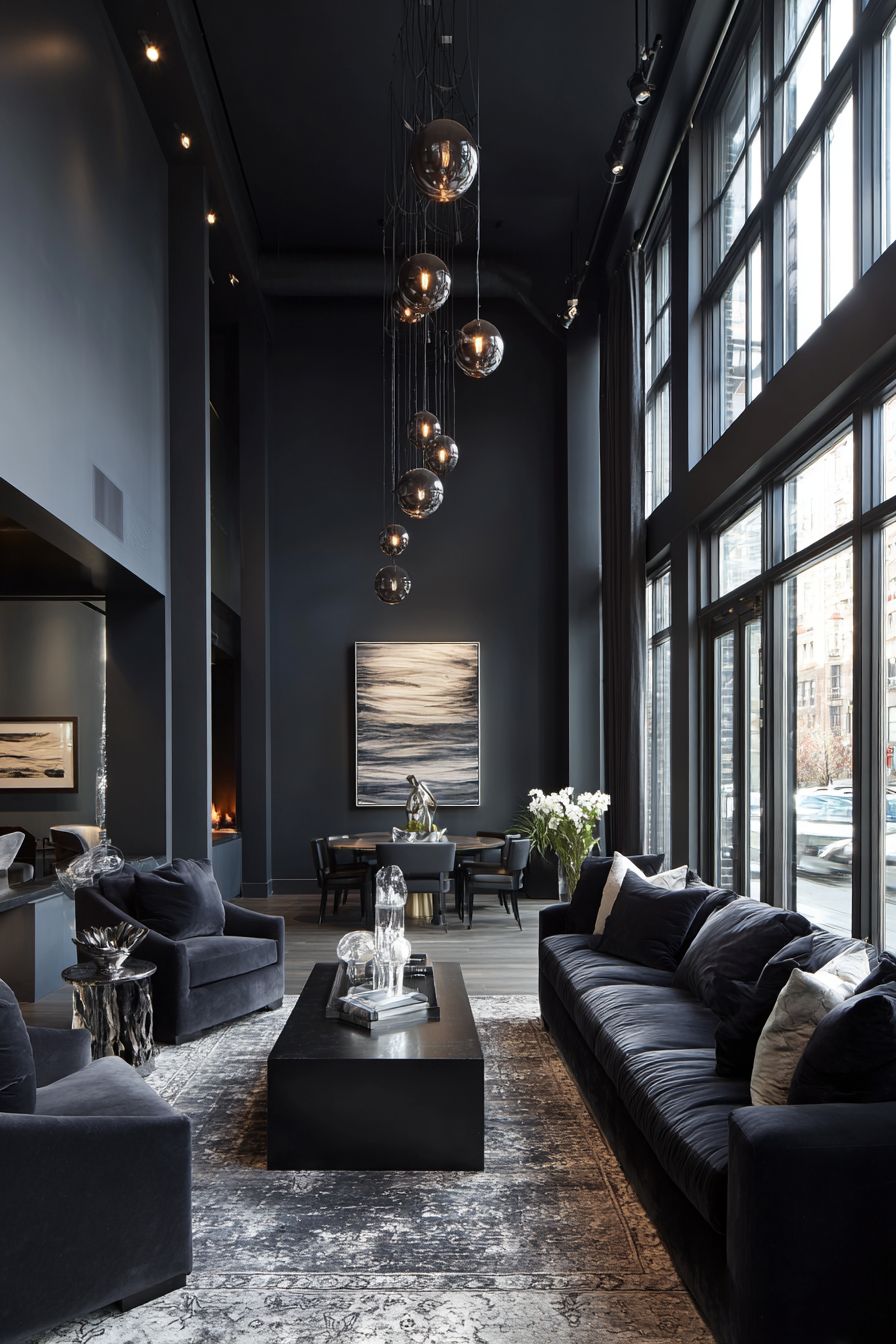 Incorporate Modern Black Metal Lighting Fixtures