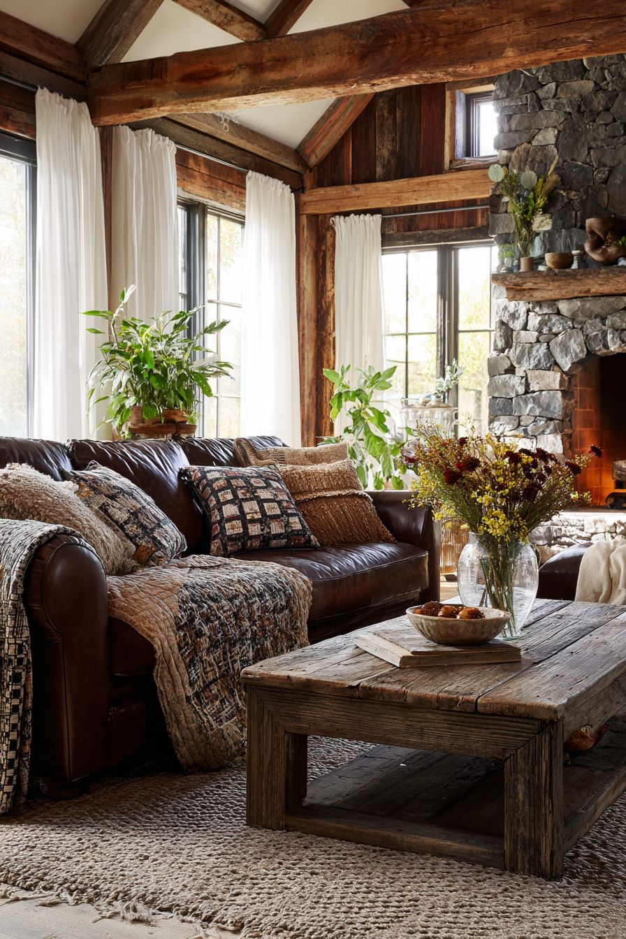 Layer Textures with Quilts and Cozy Throws