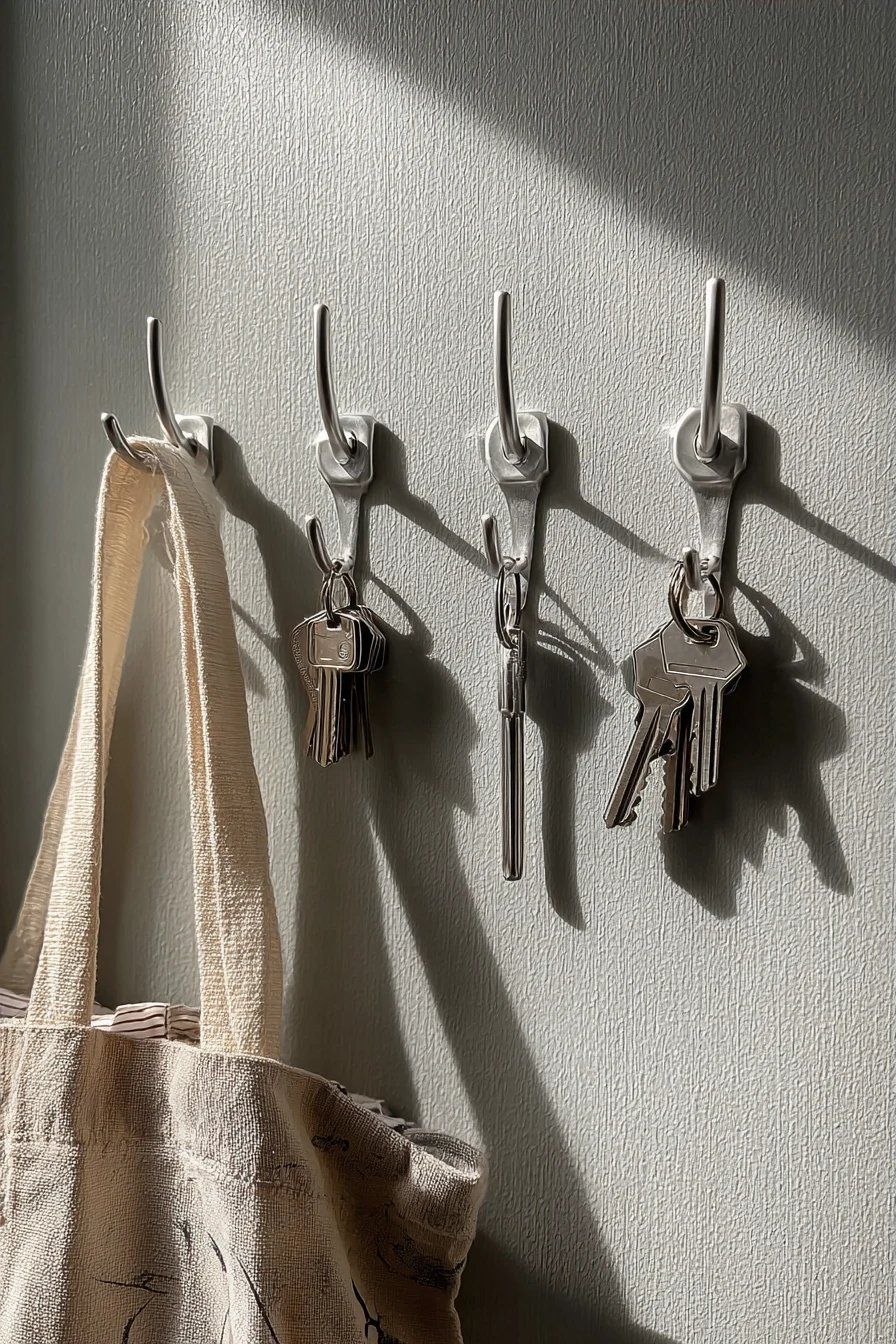 Wall Hooks for Organization