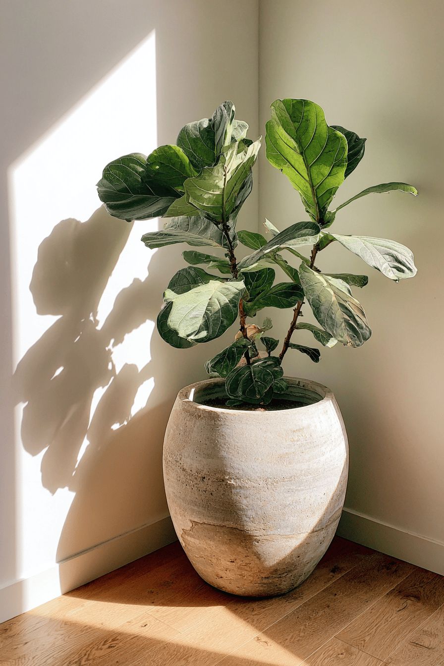 Incorporate Tall Plants in Room Corners
