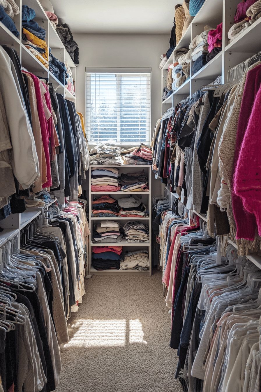 Use Vertical Storage Systems in Closets