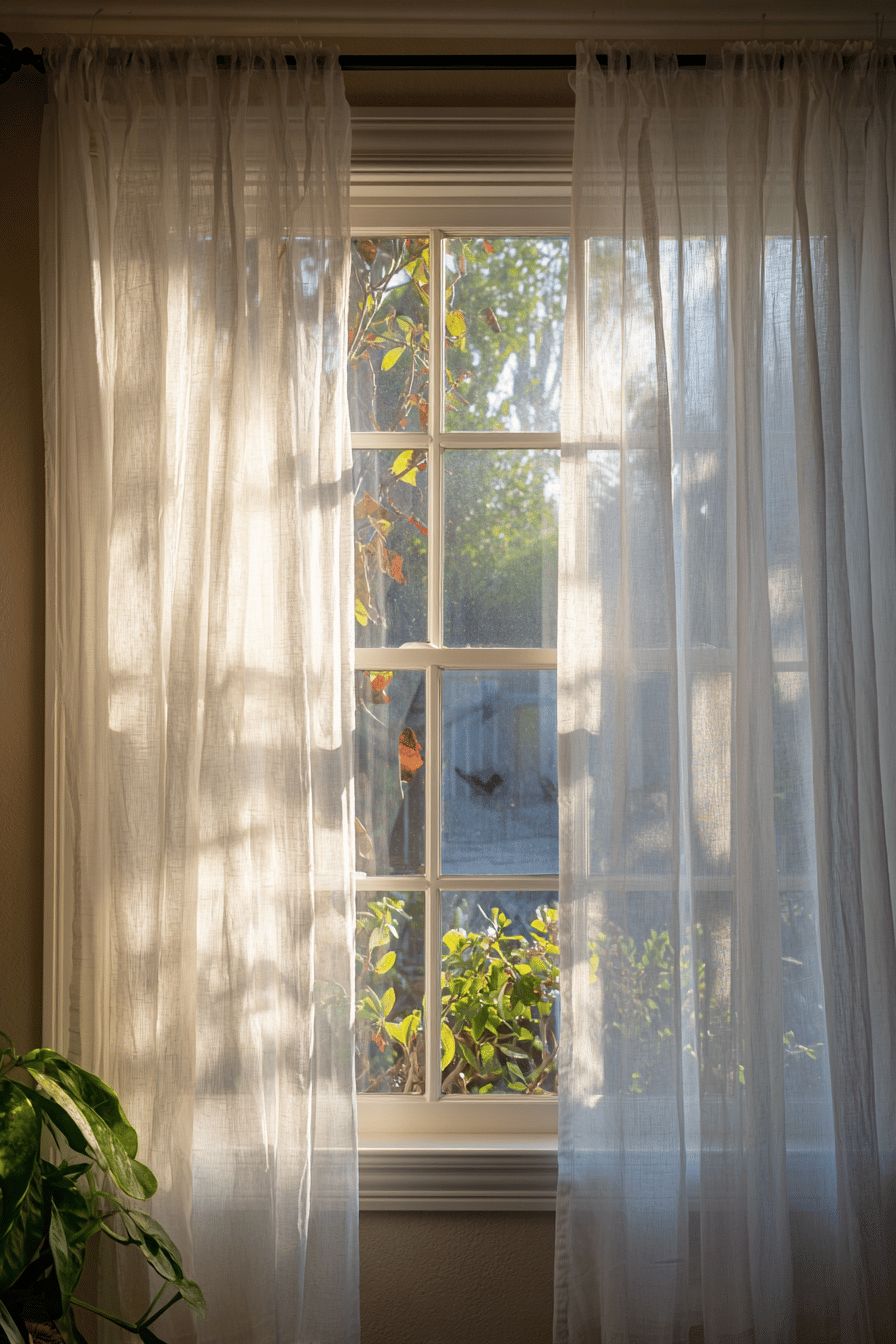 Embrace Sheer Curtains to Soften Natural Light
