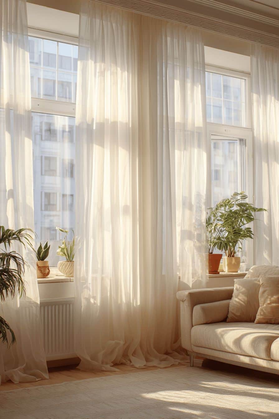 Maximize Natural Light with Sheer Curtains
