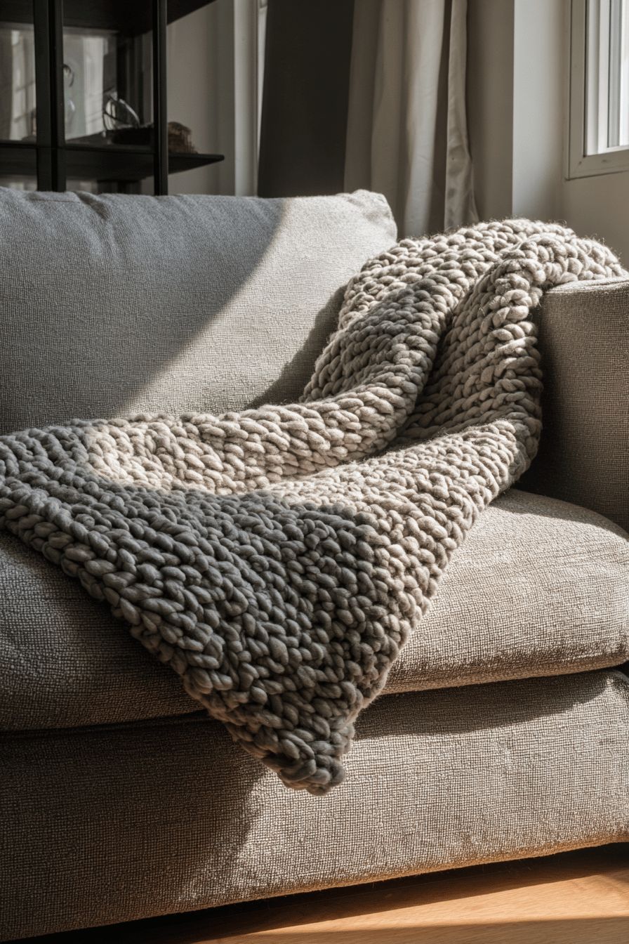 Layer in Textured Throws for Comfort