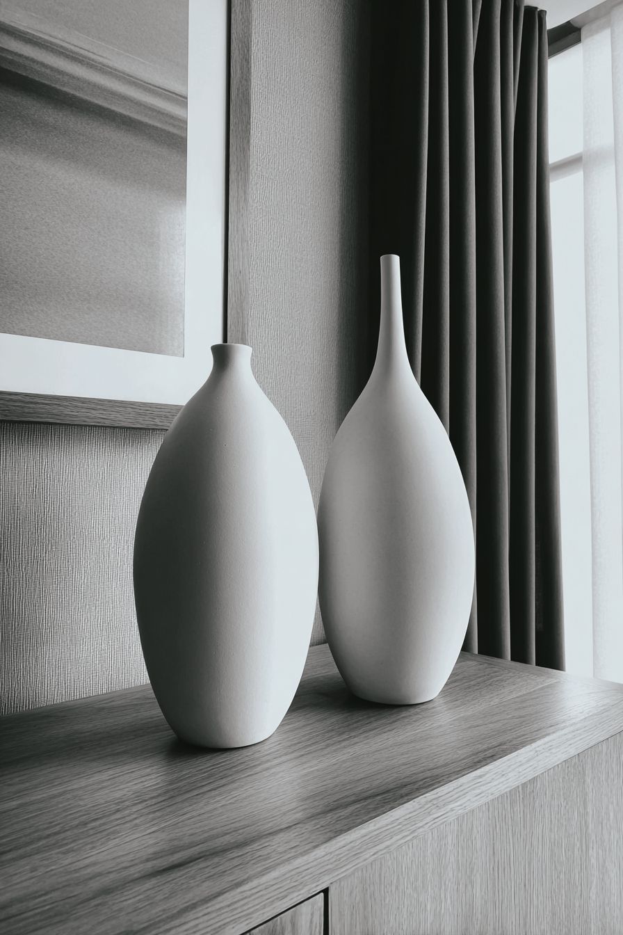 Use Tall Vases to Add Vertical Interest