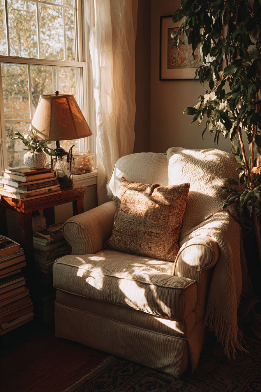 Serene Reading Corner
