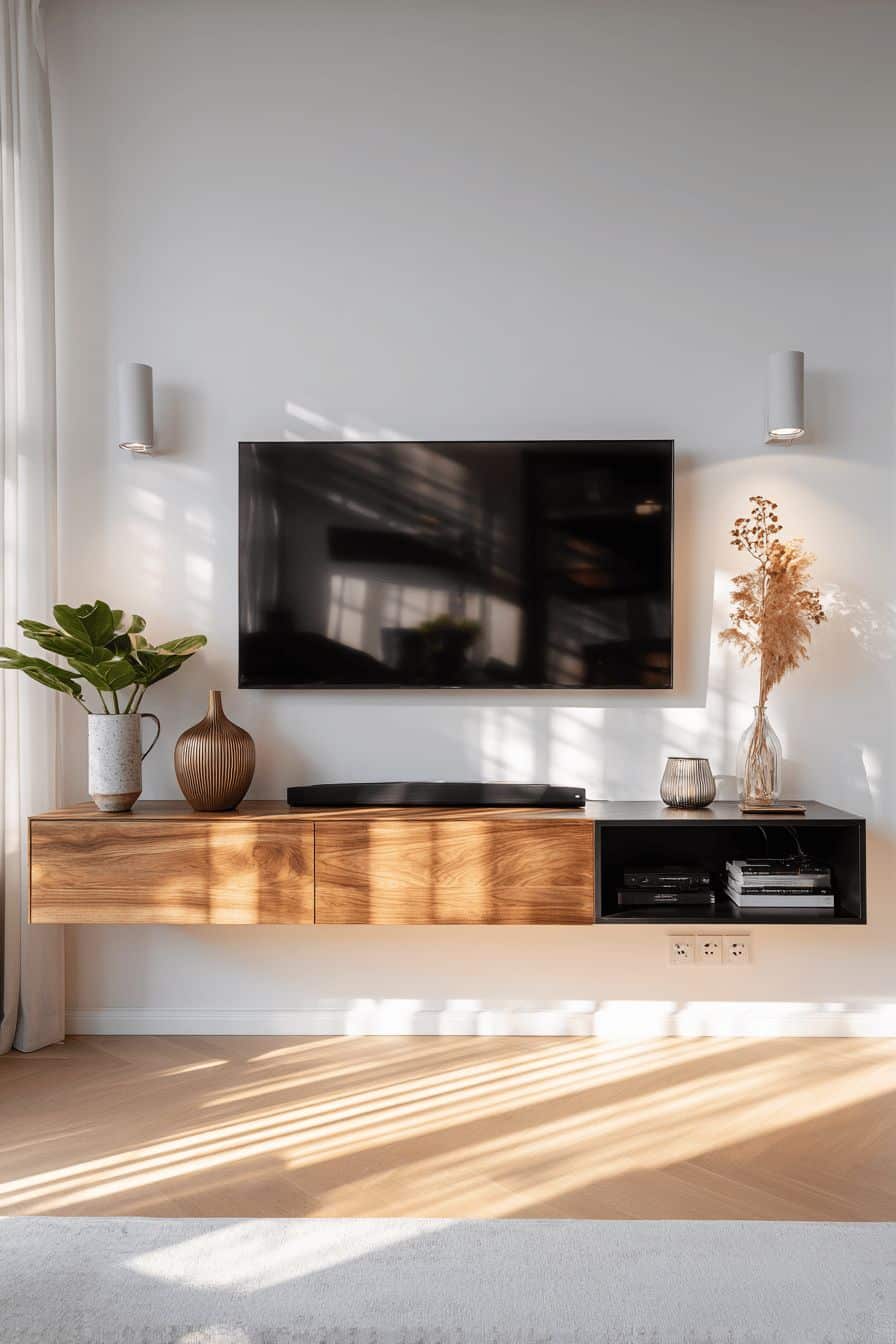 Wall-Mounted TV Consoles