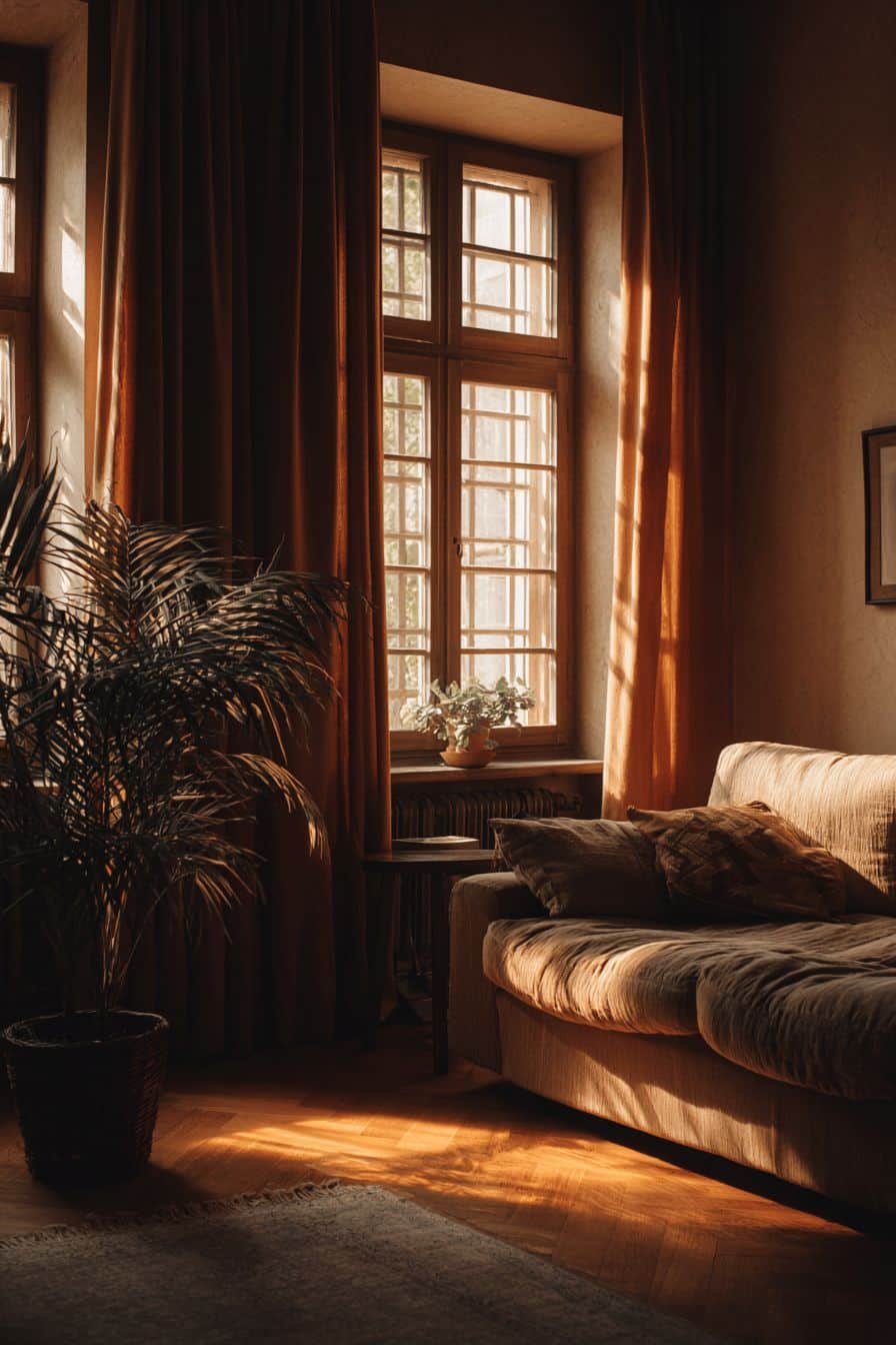 Choose Earth-Toned Window Treatments