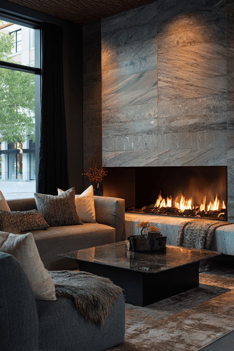 Install a Compact Electric Fireplace
