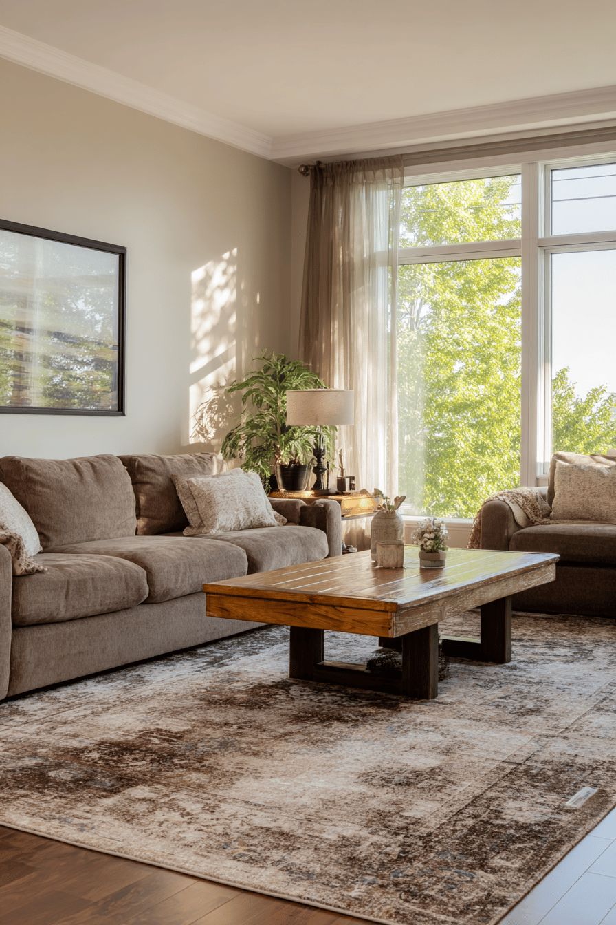 Introduce a Plush Area Rug