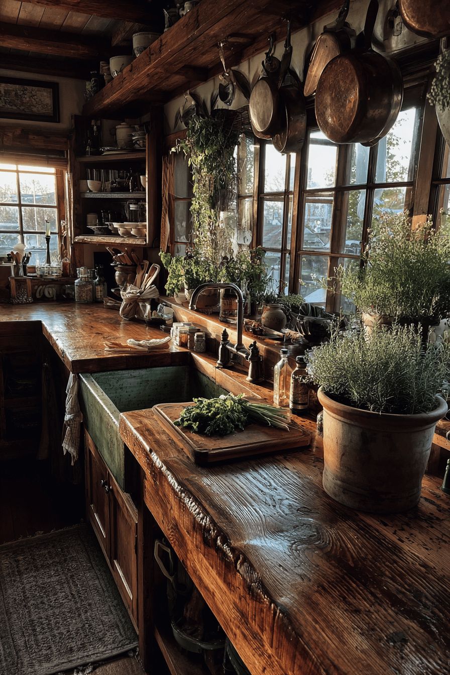 Bring Warmth to Kitchens with Wooden Countertops