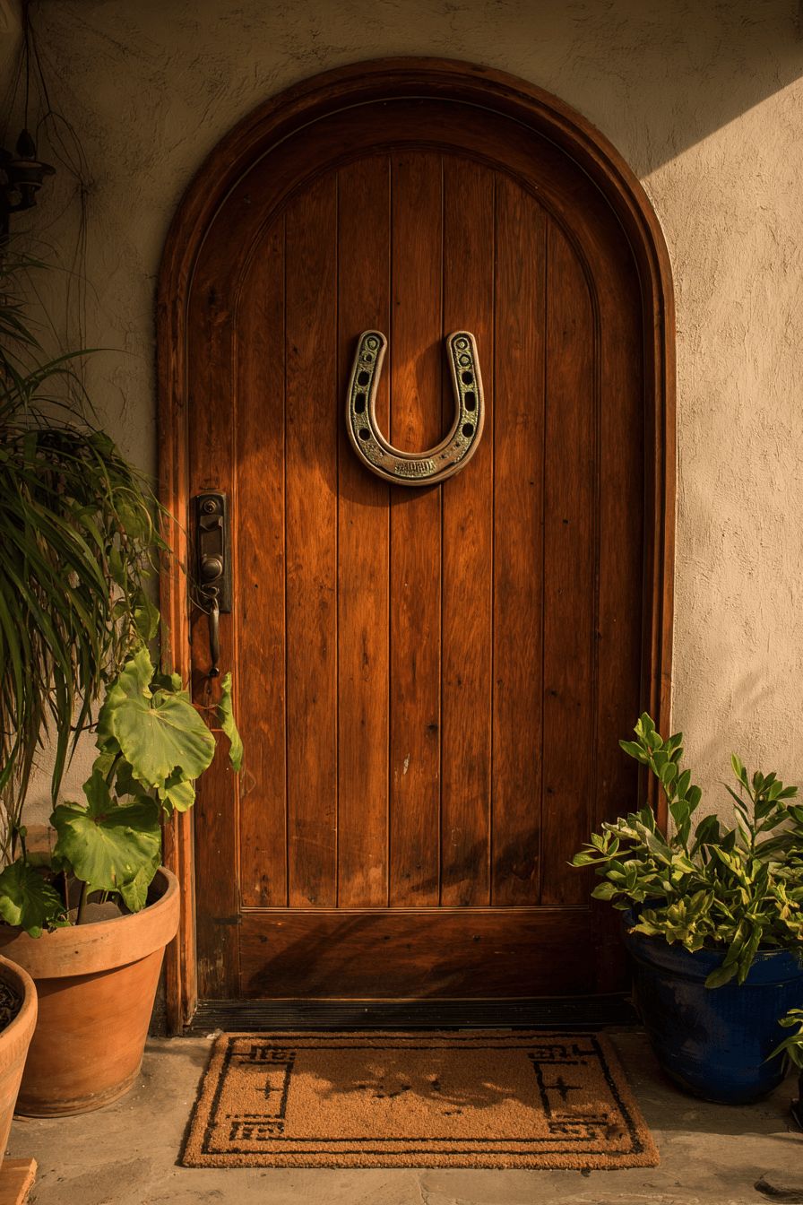 Symbolic Horseshoes for Rustic Good Fortune