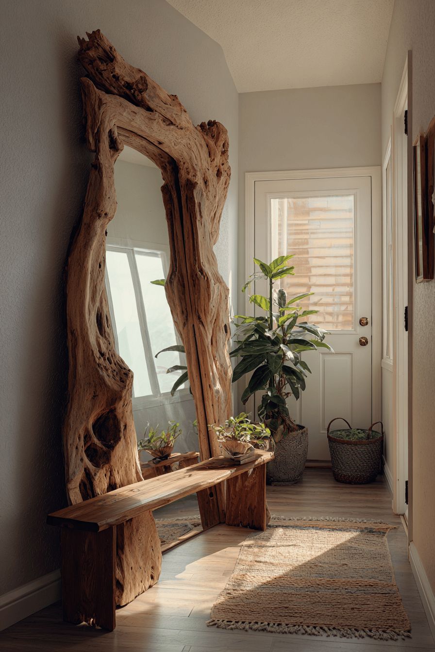 Driftwood Mirrors to Reflect Natural Beauty