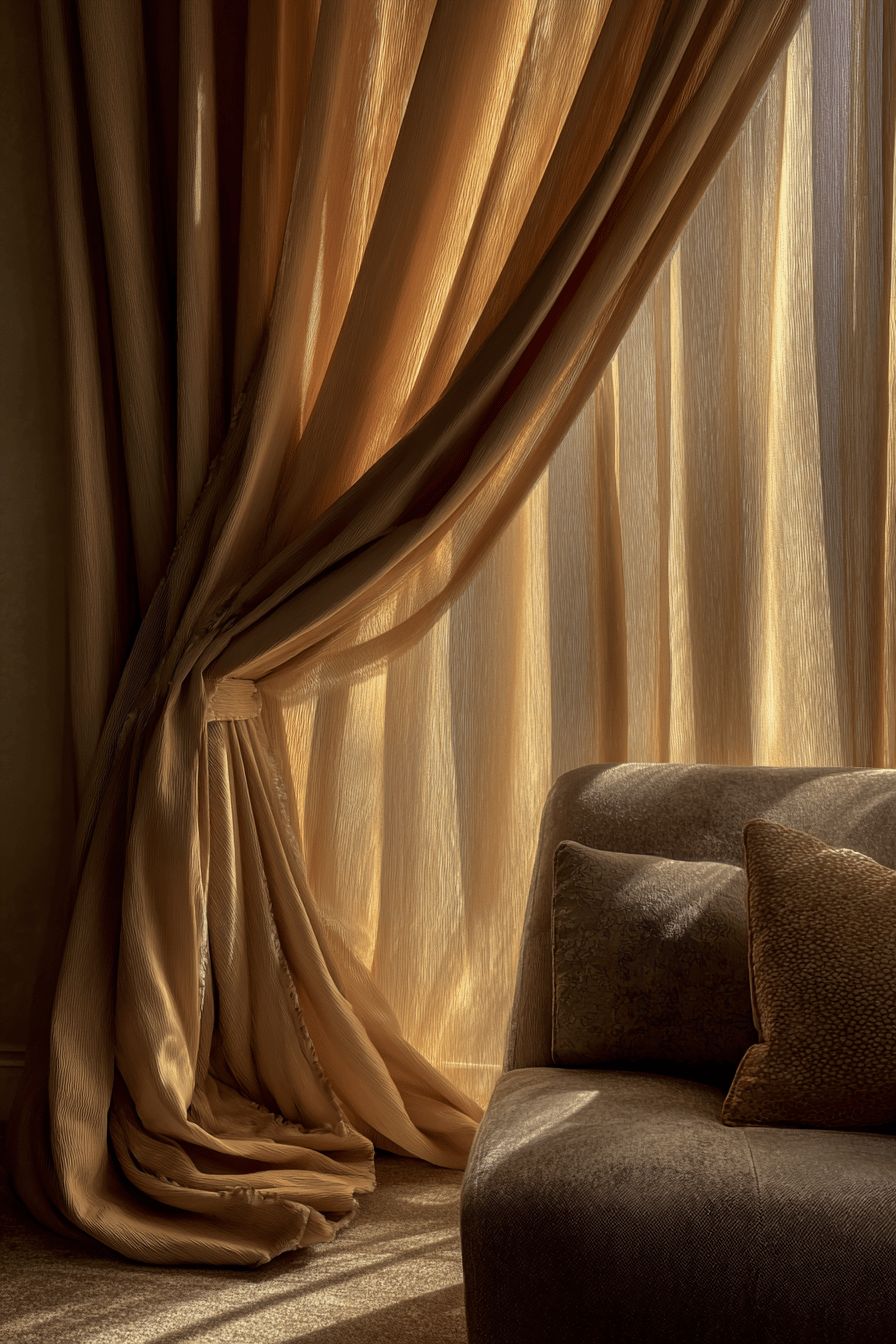 Soft Flowing Curtains