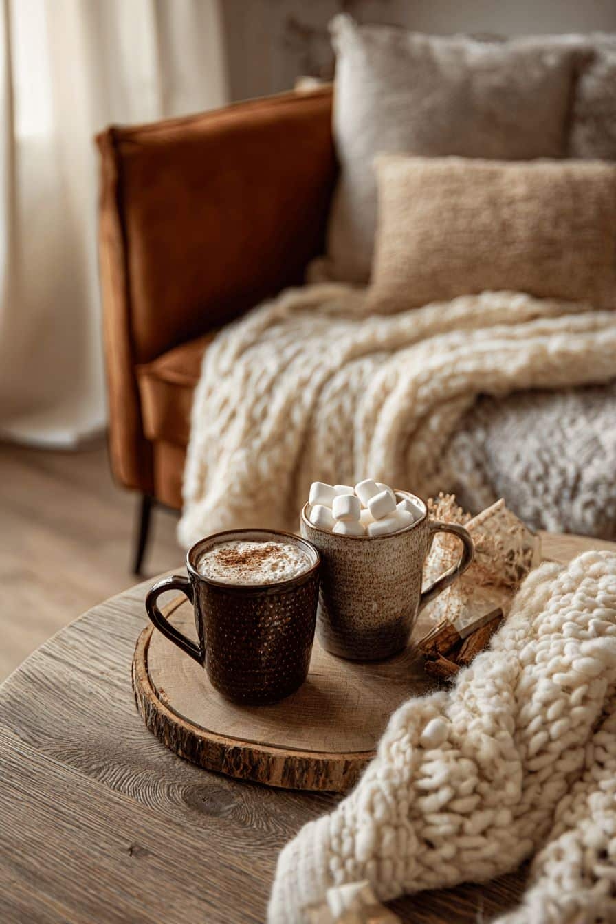 Decorative Cocoa Mugs