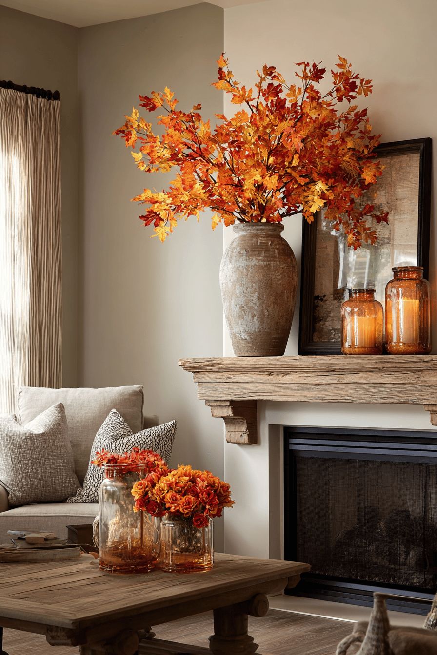 Incorporate Seasonal Greenery and Natural Accents