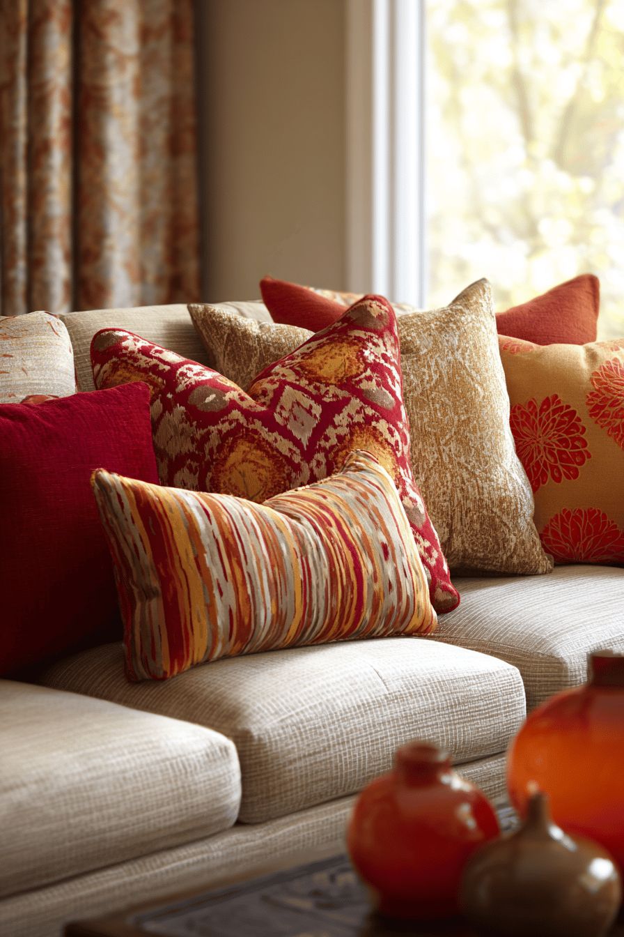 Mix Pillows for Visual Interest and Comfort