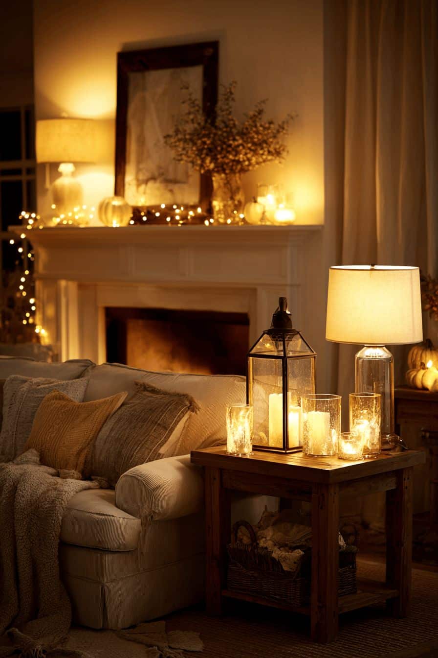 Set the Mood with Warm, Ambient Lighting
