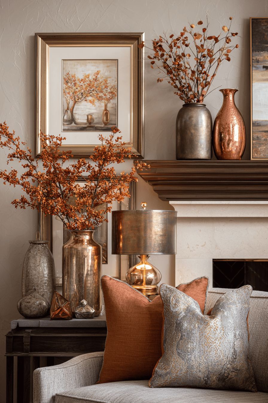Incorporate Metallic Details for Subtle Glamour