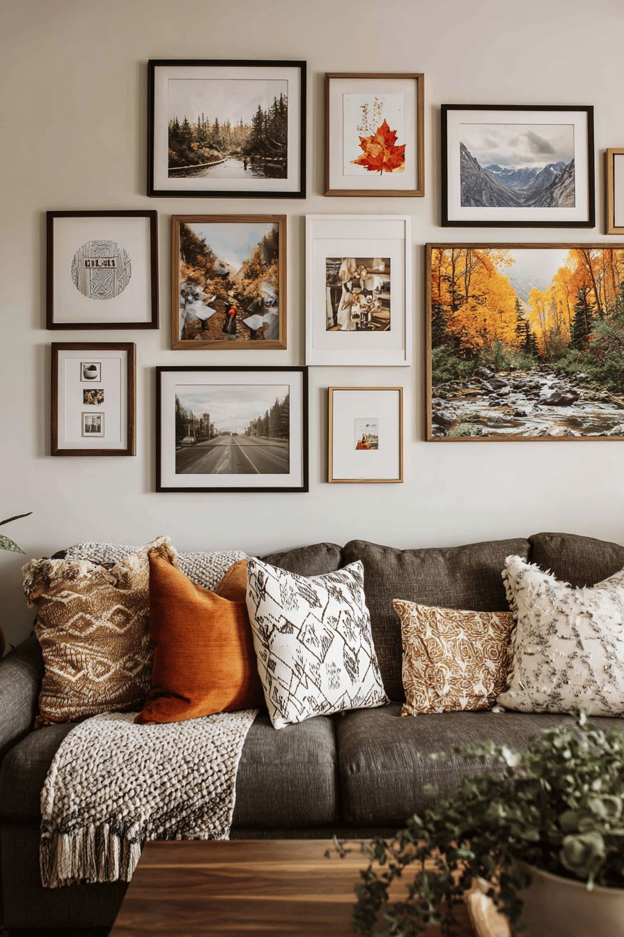 Design a Fall-Inspired Gallery Wall