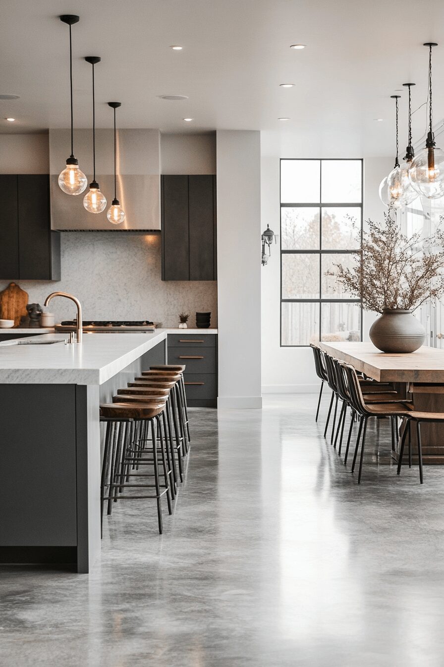 grey and white kitchen cabinets