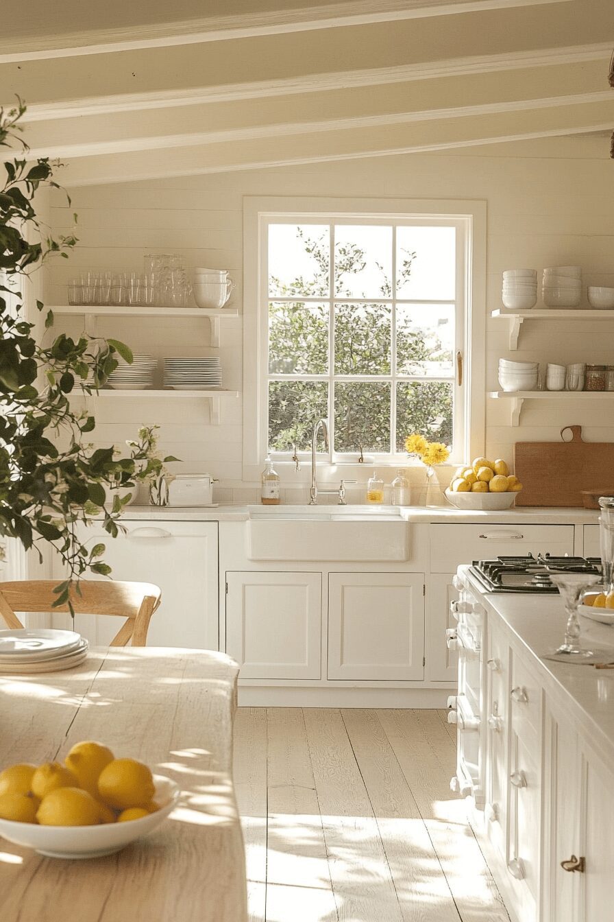 white shaker kitchen cabinets