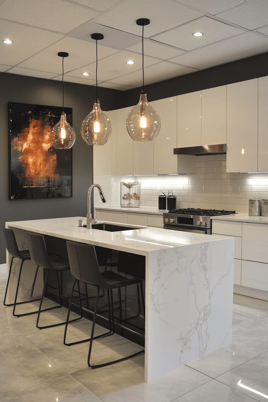 white shaker kitchen cabinets