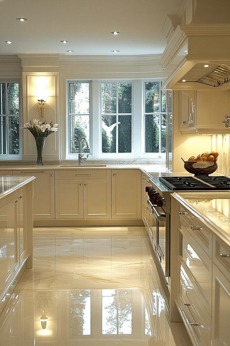 ivory kitchen cabinets