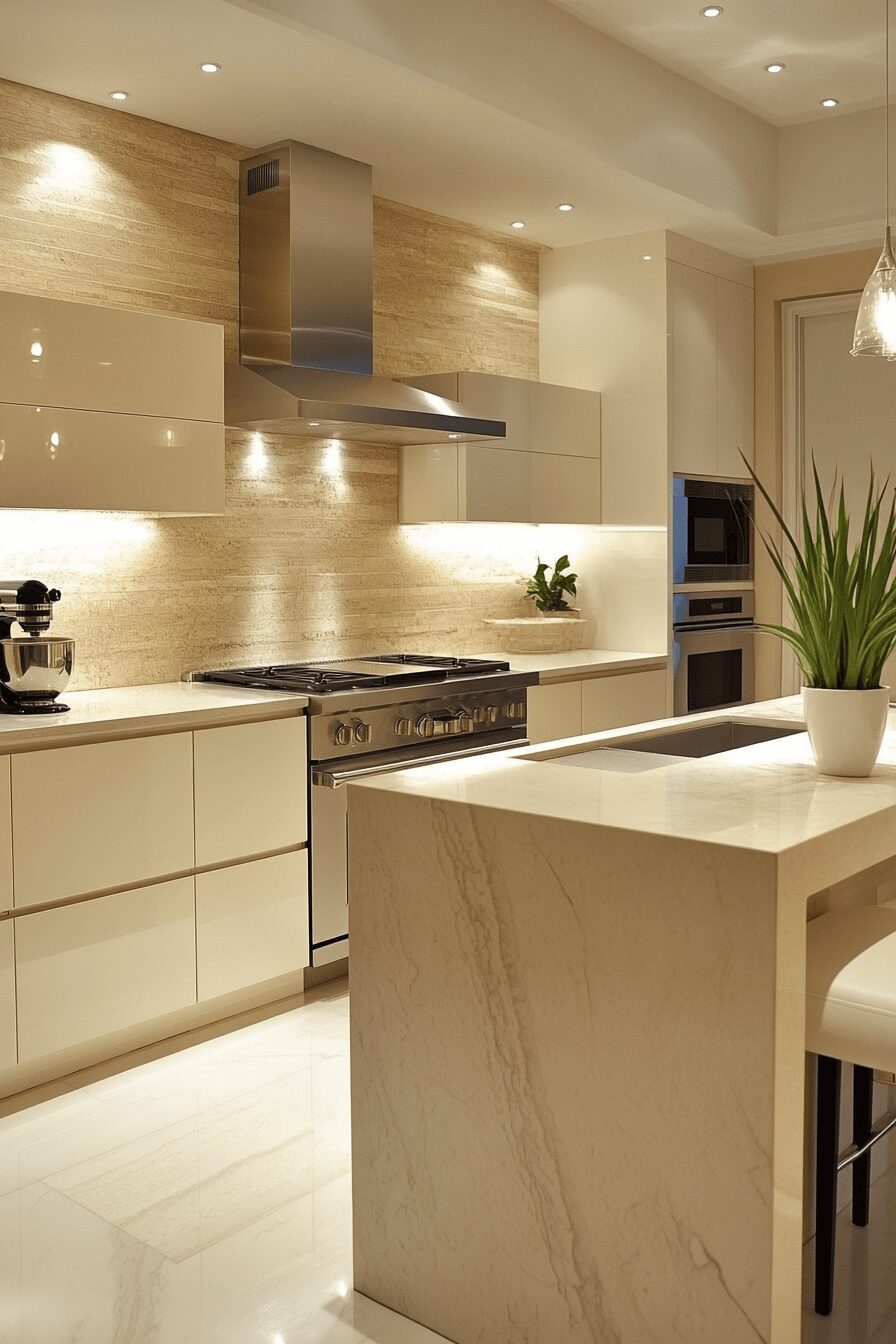 ivory kitchen cabinets
