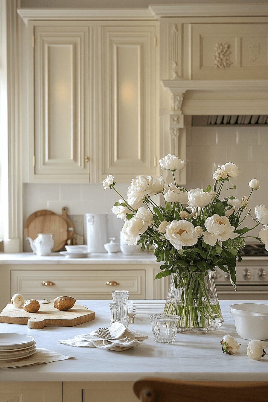 ivory kitchen cabinets