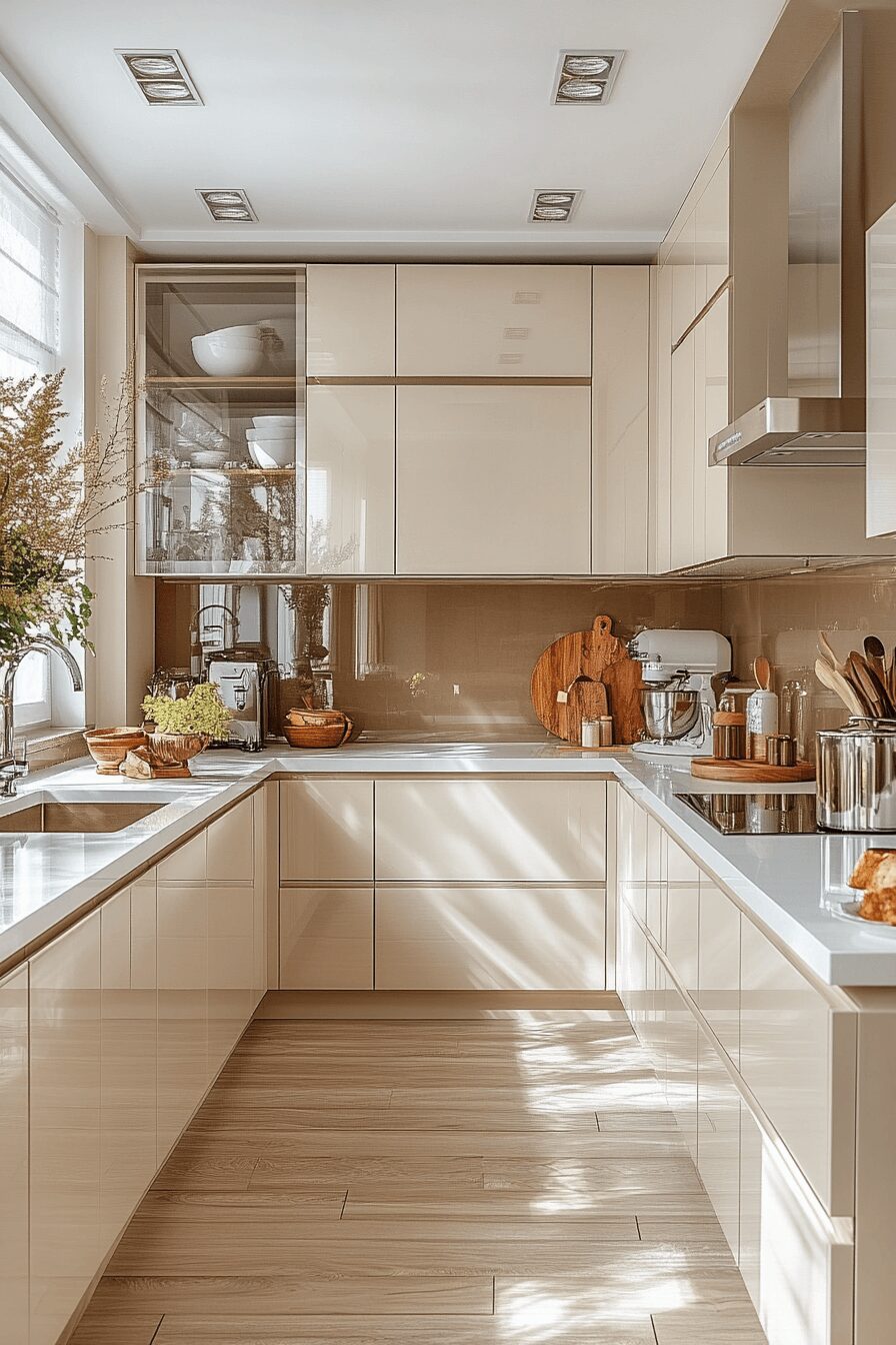 ivory kitchen cabinets