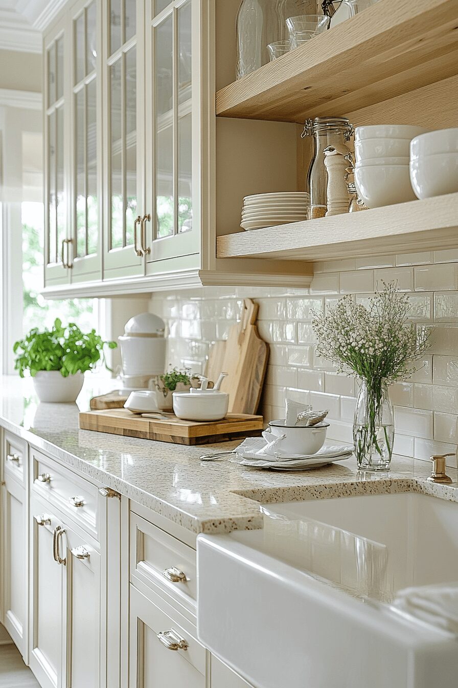 ivory kitchen cabinets
