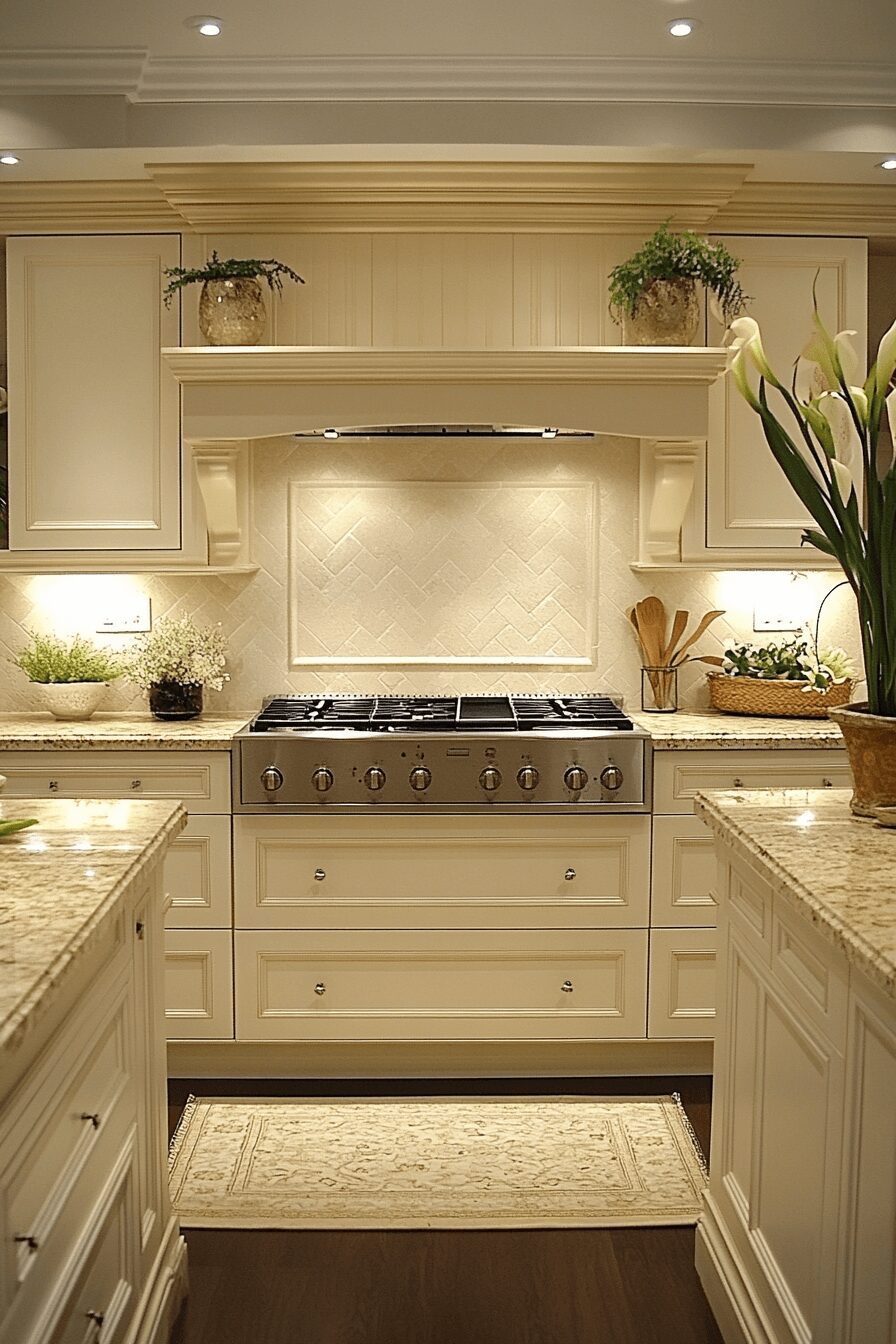 ivory kitchen cabinets