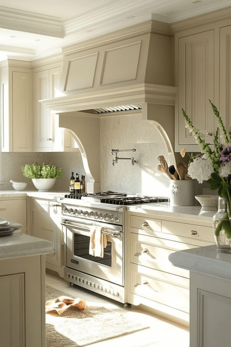 ivory kitchen cabinets