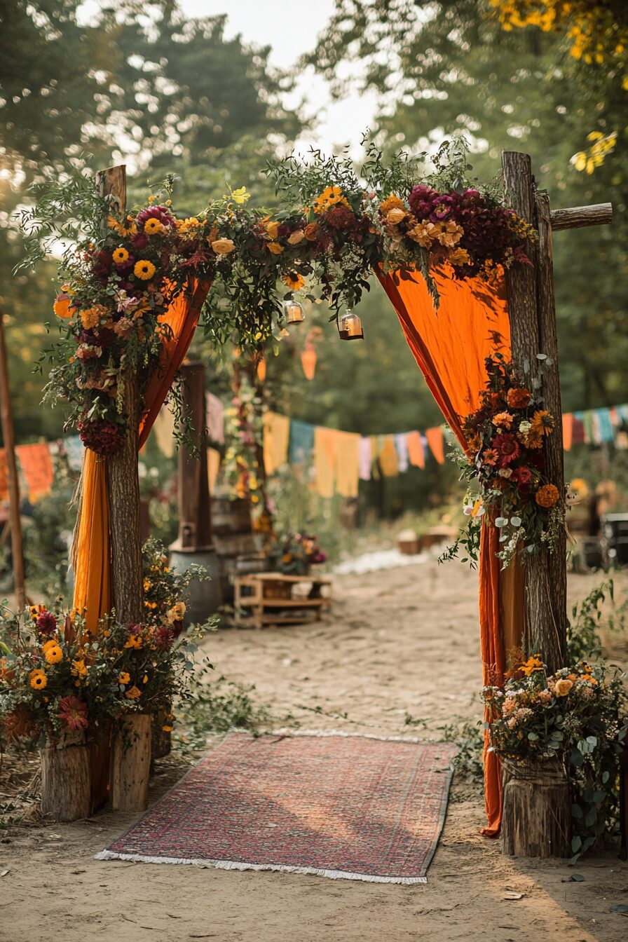 29 Boho Wedding Arch Ideas to Create a Stunning Ceremony Backdrop 29 boho wedding arch