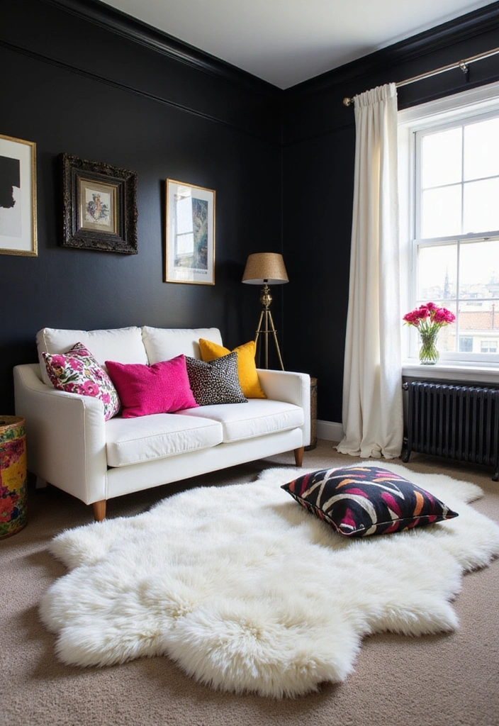 7 Mood-Boosting Bedroom Color Schemes - 7. Striking Monochrome