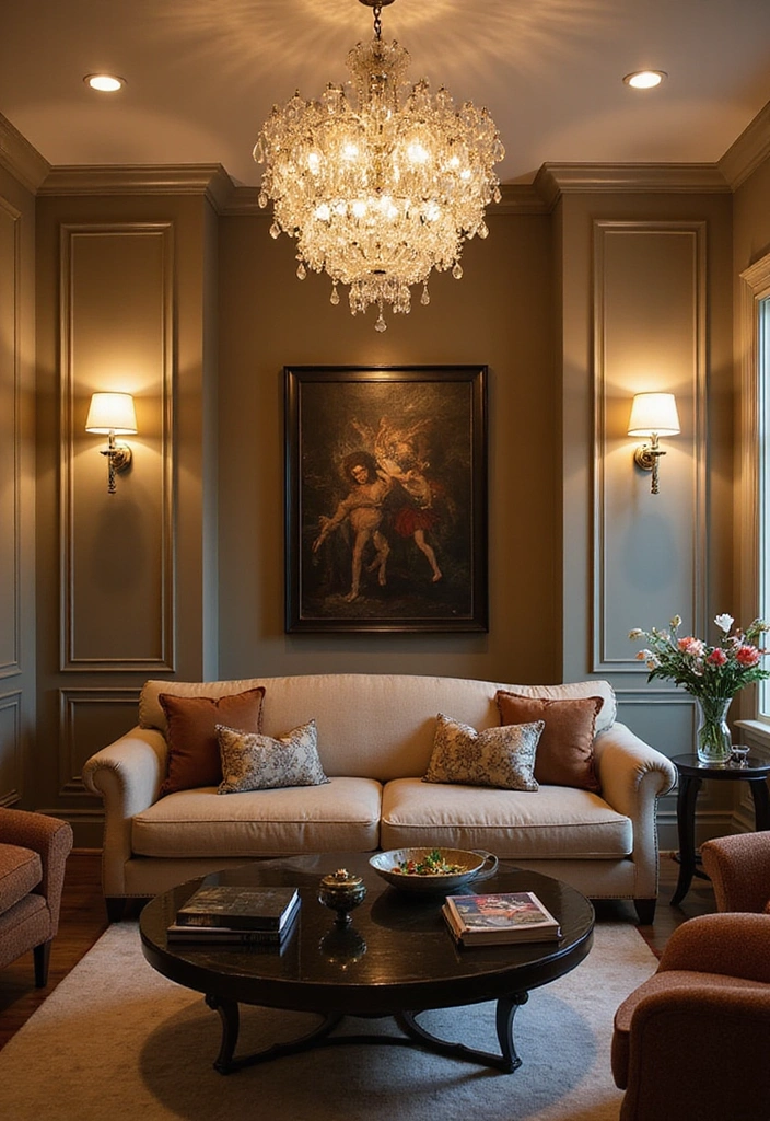 Layered Sculptural Lighting