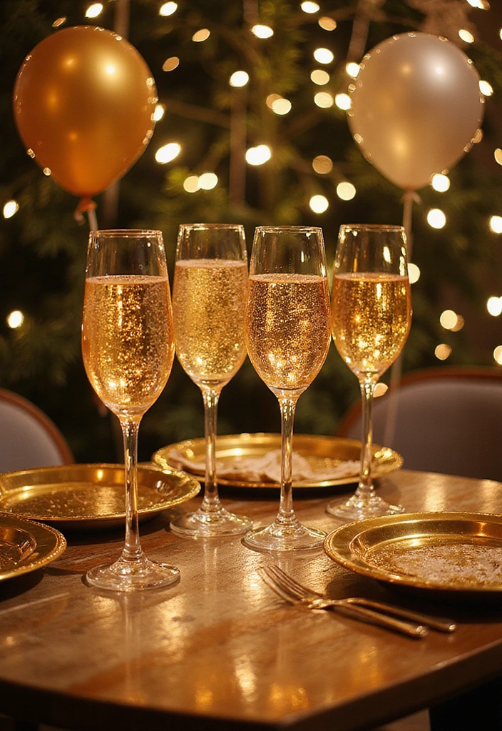 Sparkling New Year's Eve Decorations