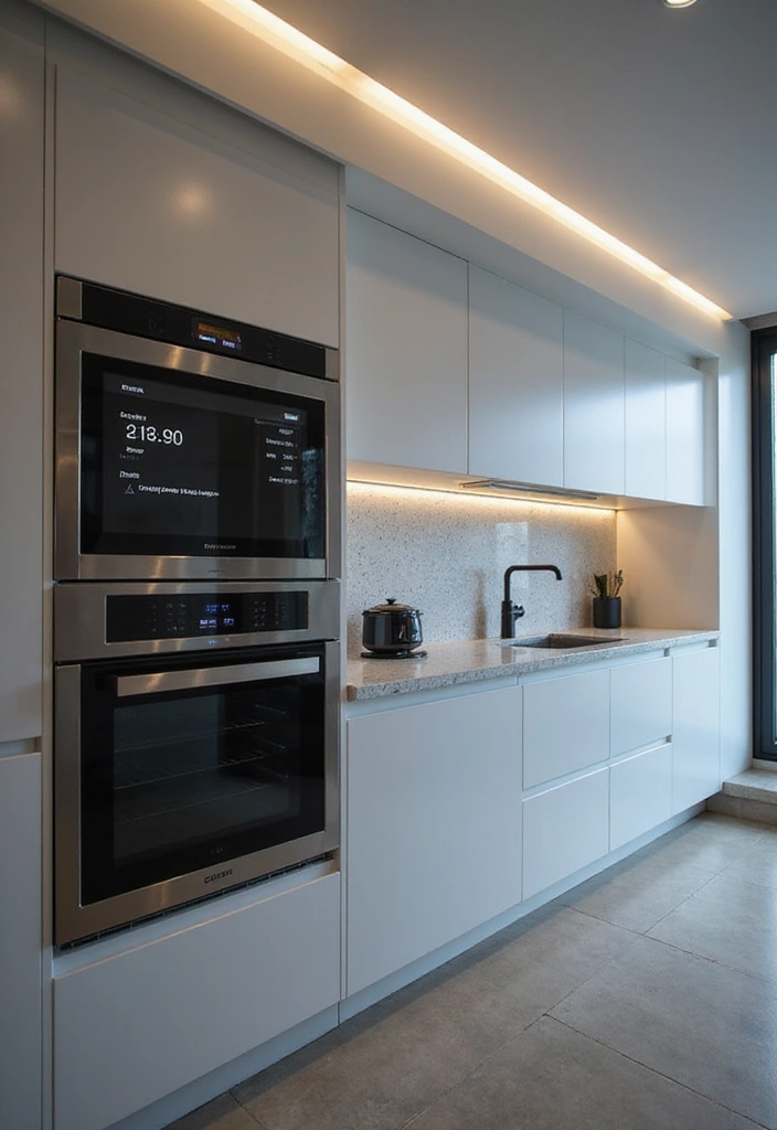 Tech-Integrated Smart Kitchen