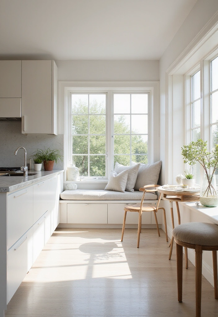 Bright and Airy Minimalist Kitchen