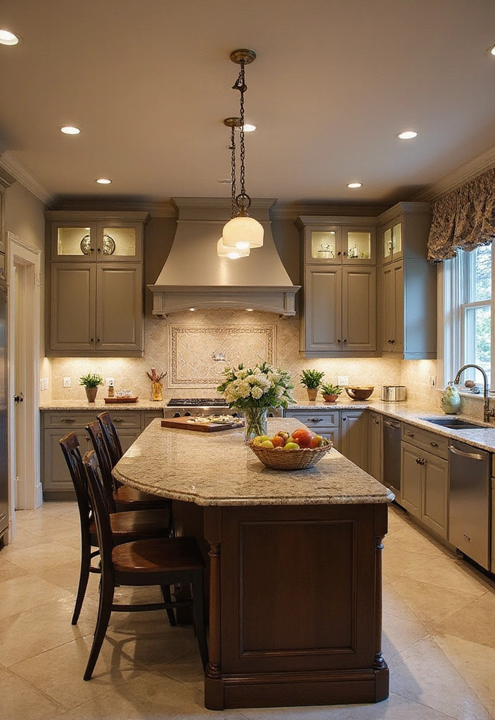 Colonial Traditional Kitchen