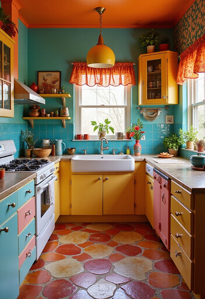1980s Retro Fun Kitchen